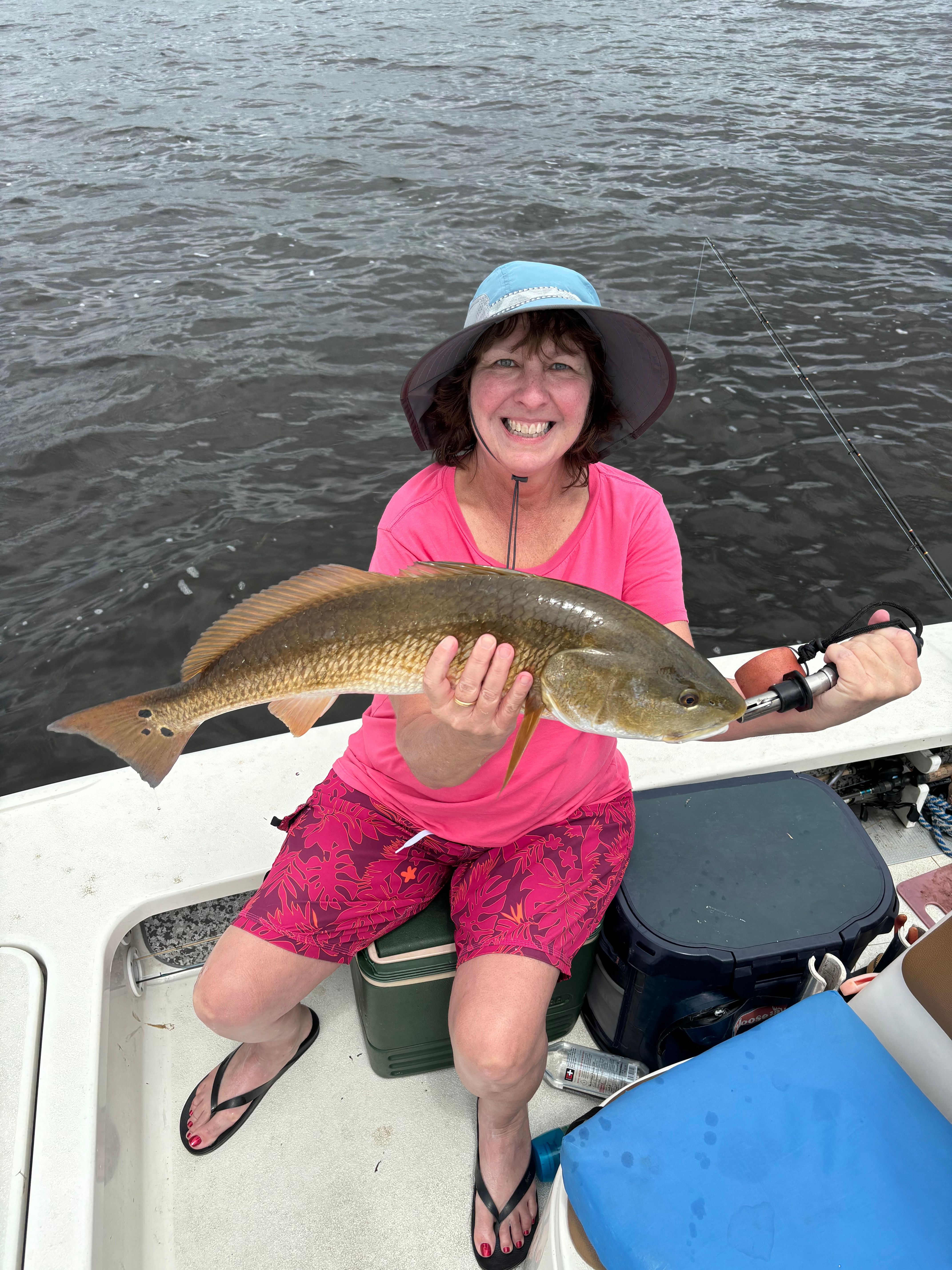 Redfish caught while fishing