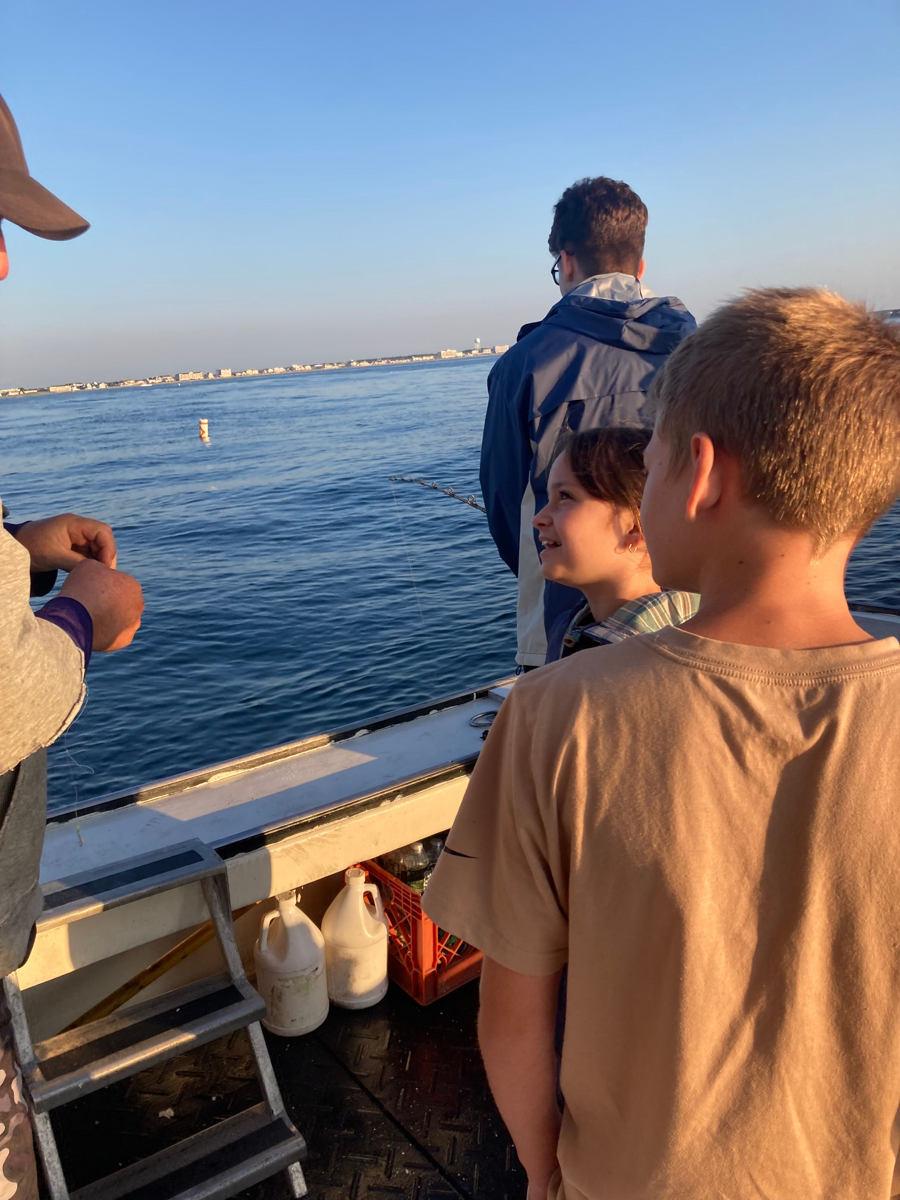 Angler fishing in unknown location