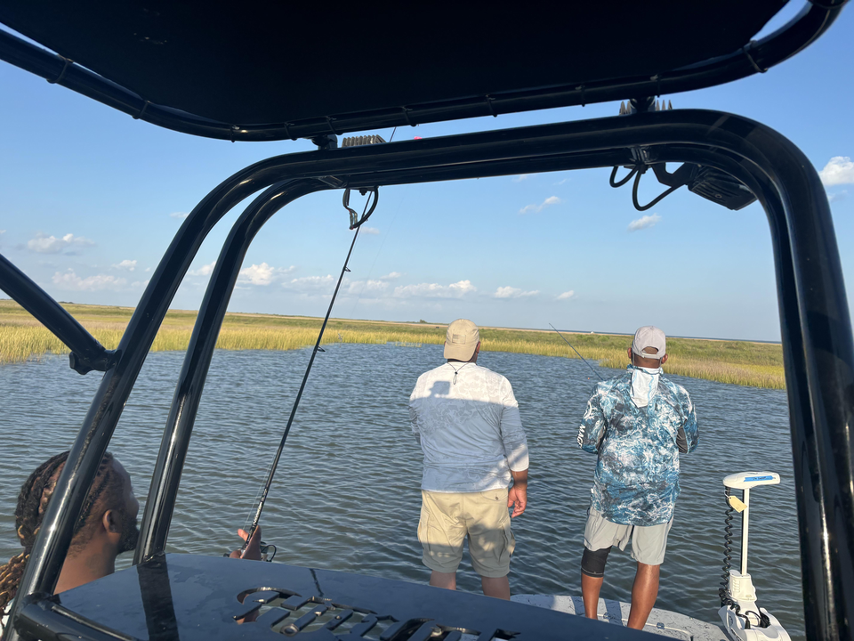 Perfect day for jigging and light tackle fishing. Clear conditions make for an exciting adventure on the water.