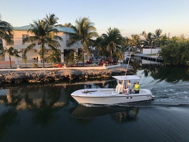 Fishing at an unknown location
