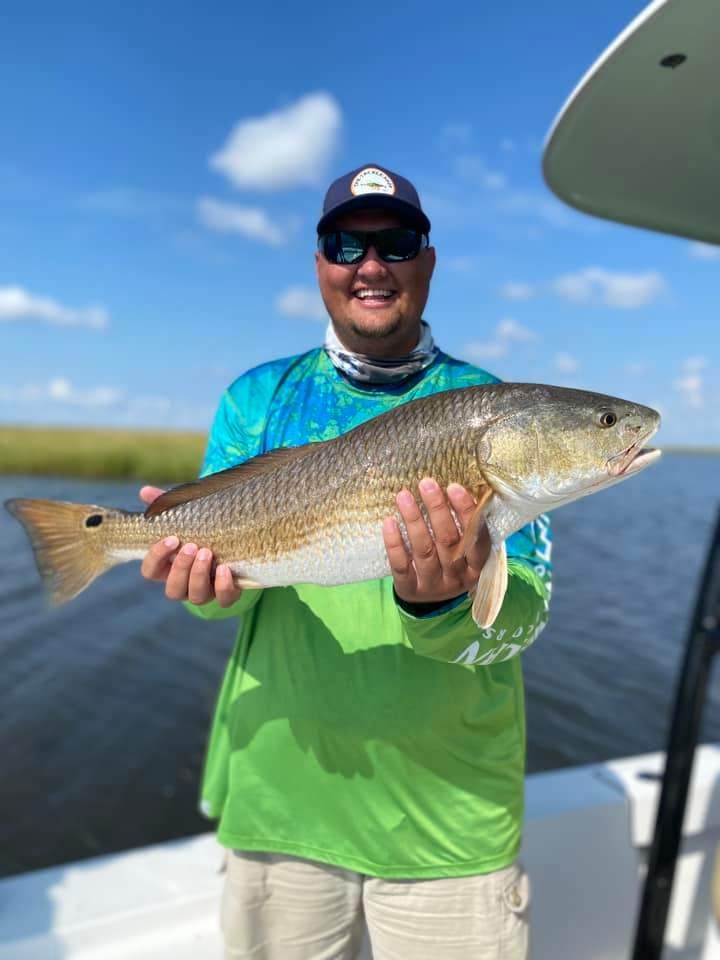 Redfish caught while fishing