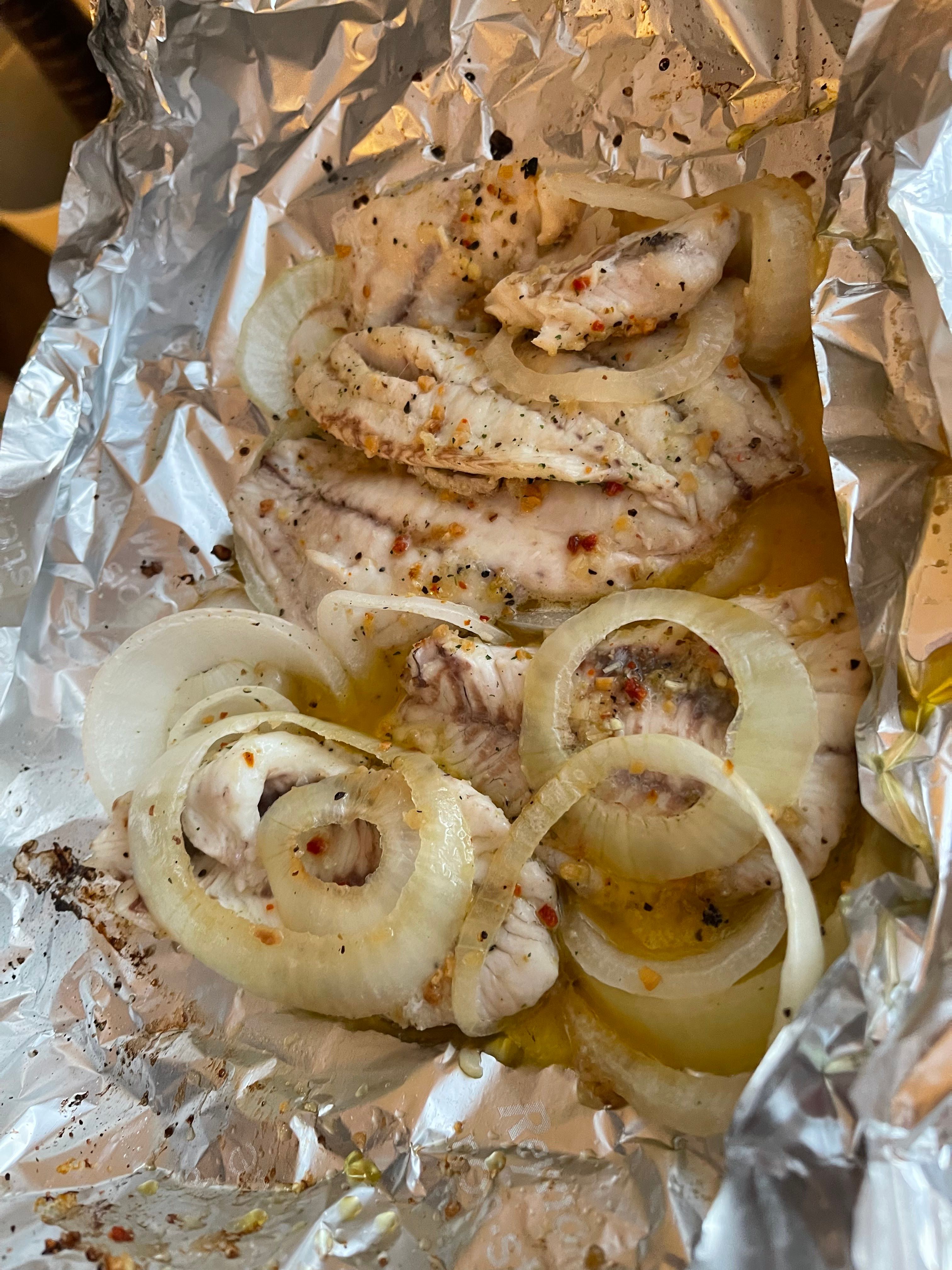 Fishing at an unknown location