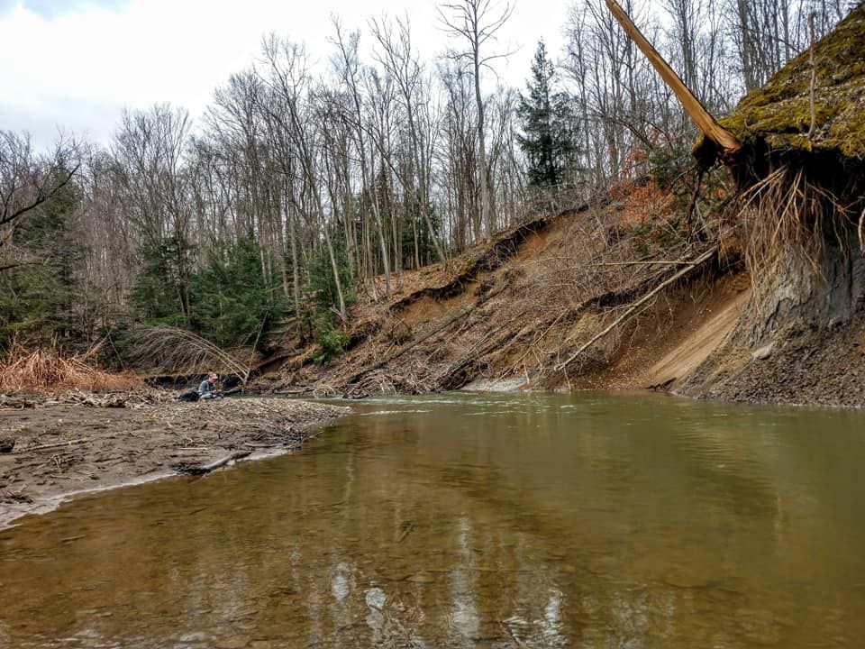 Fishing at an unknown location