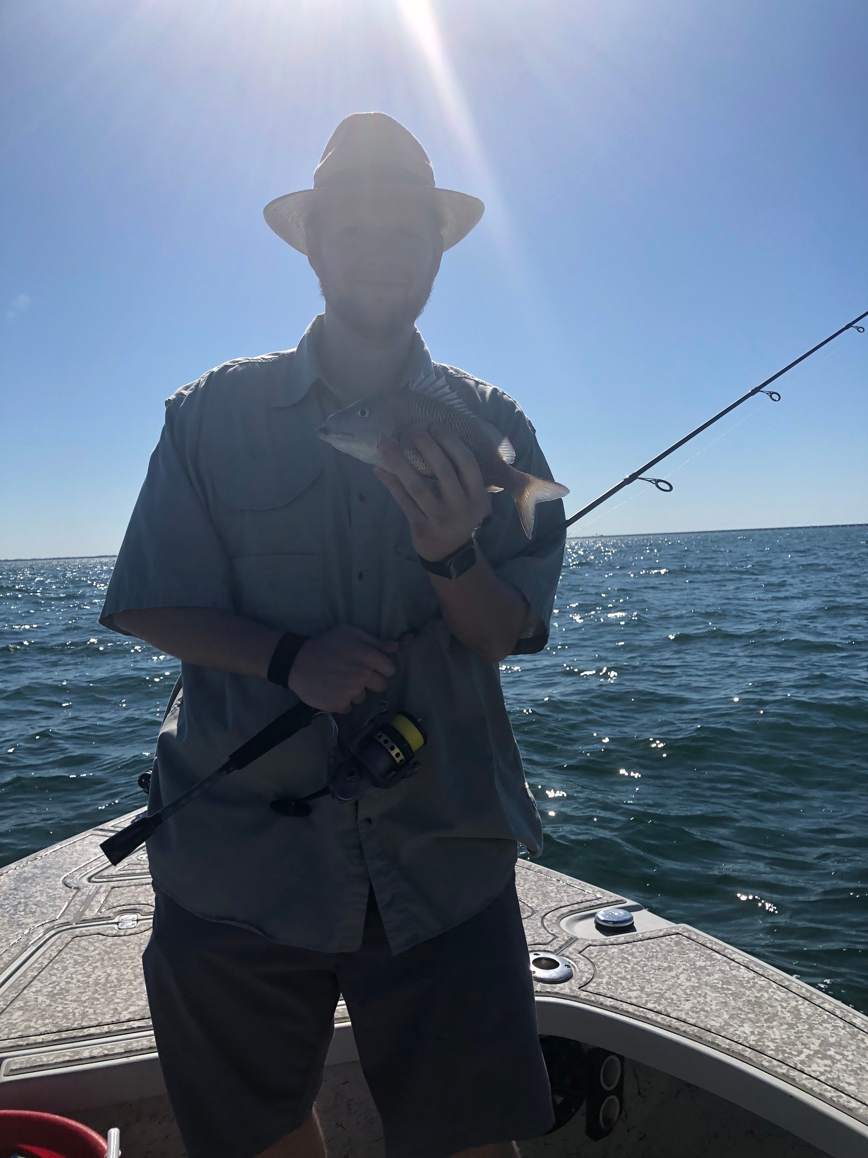 White Grunt fish caught while fishing