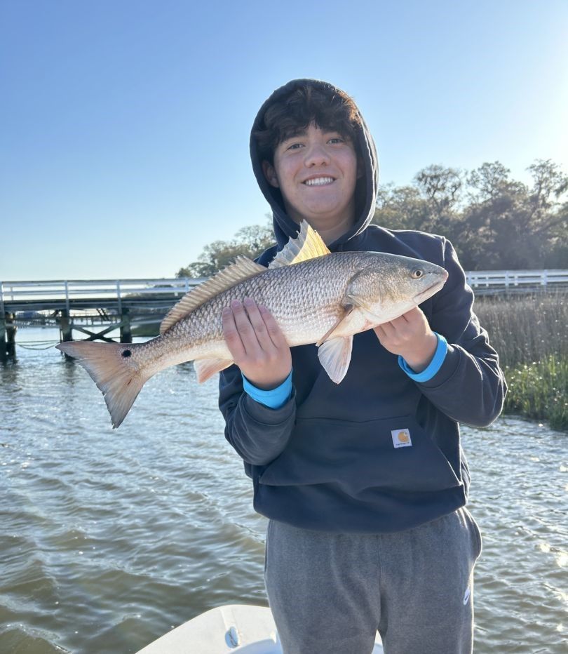 Angler with a 21-inch fish