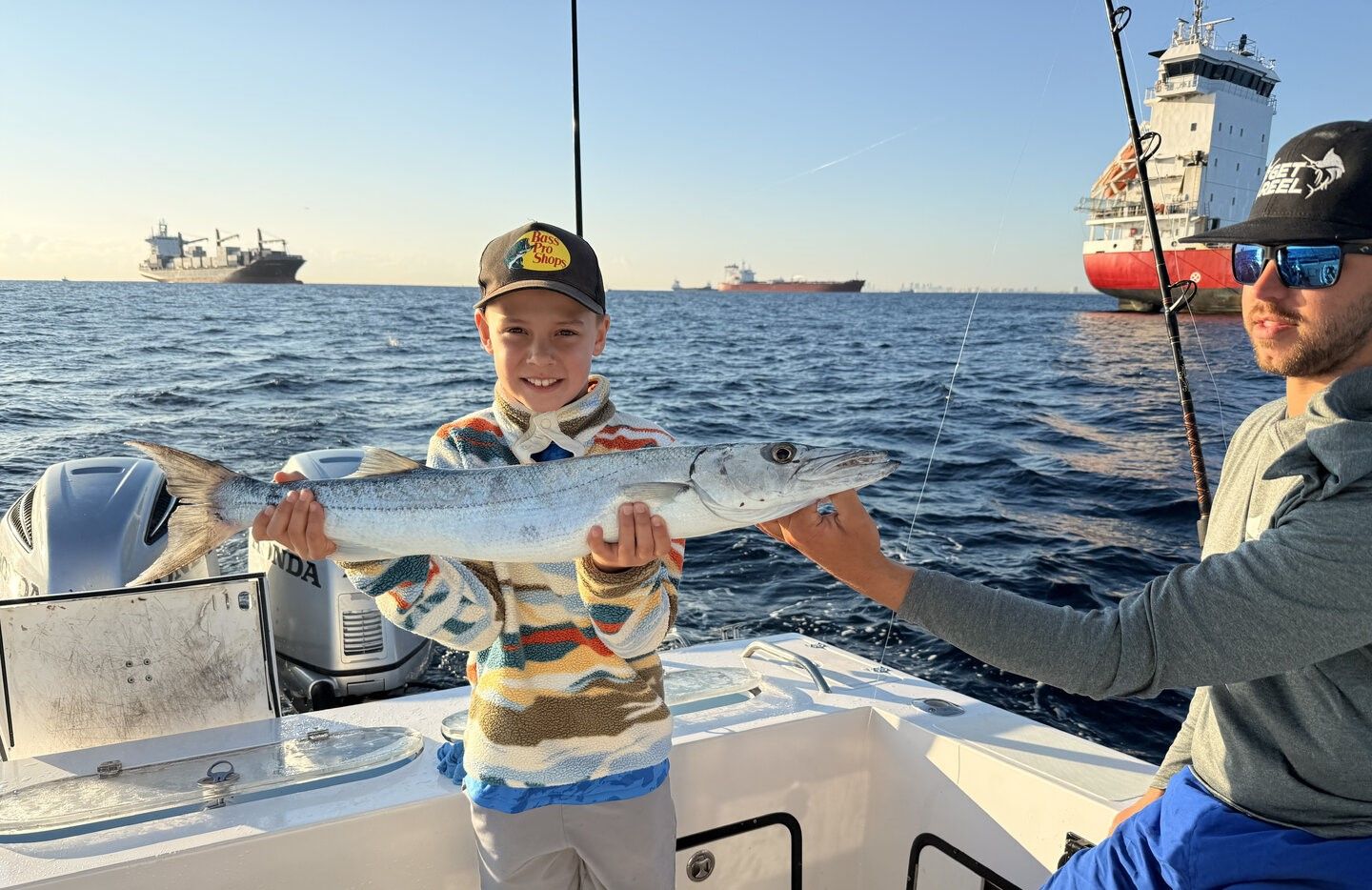 Anglers fishing in unknown location