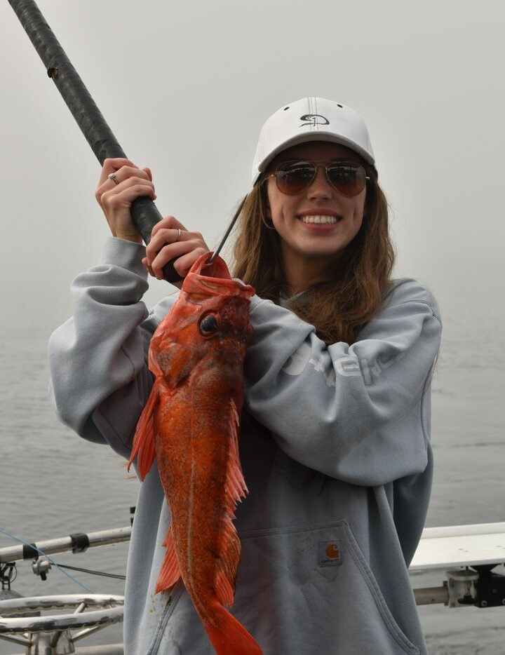 Successful fishing adventure at unknown location