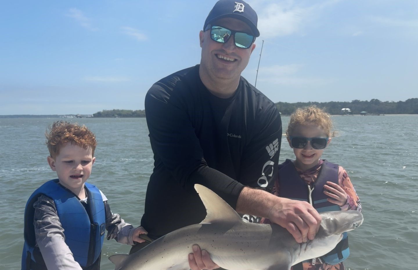 Bonnethead shark, 21 inches, fishing