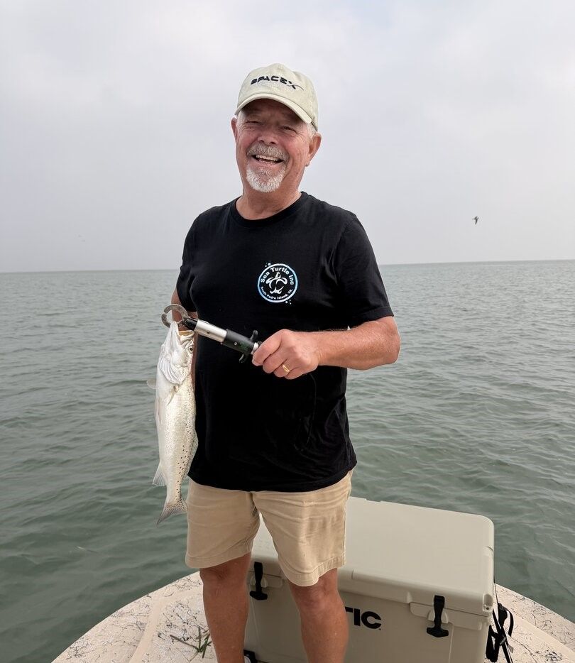 Angler fishing in unknown location