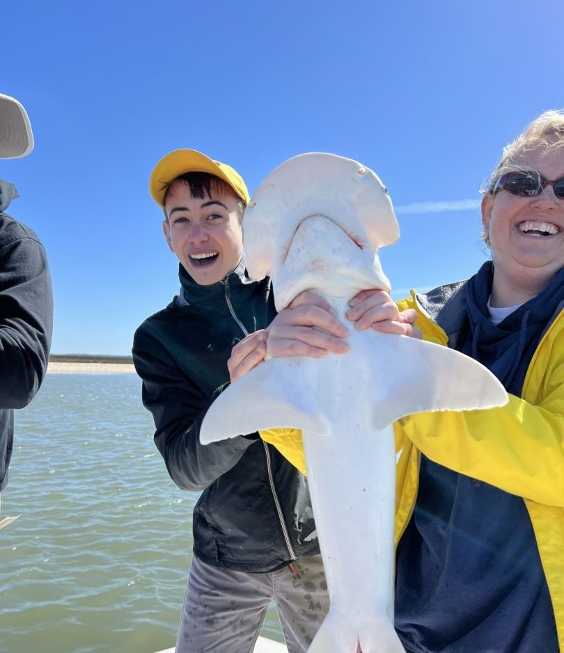 Fishing trip with big catch in unknown location