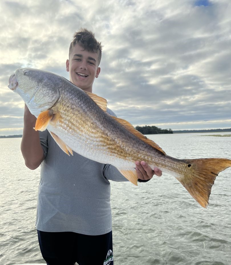 Redfish, 31-inch catch, fishing at unknown location