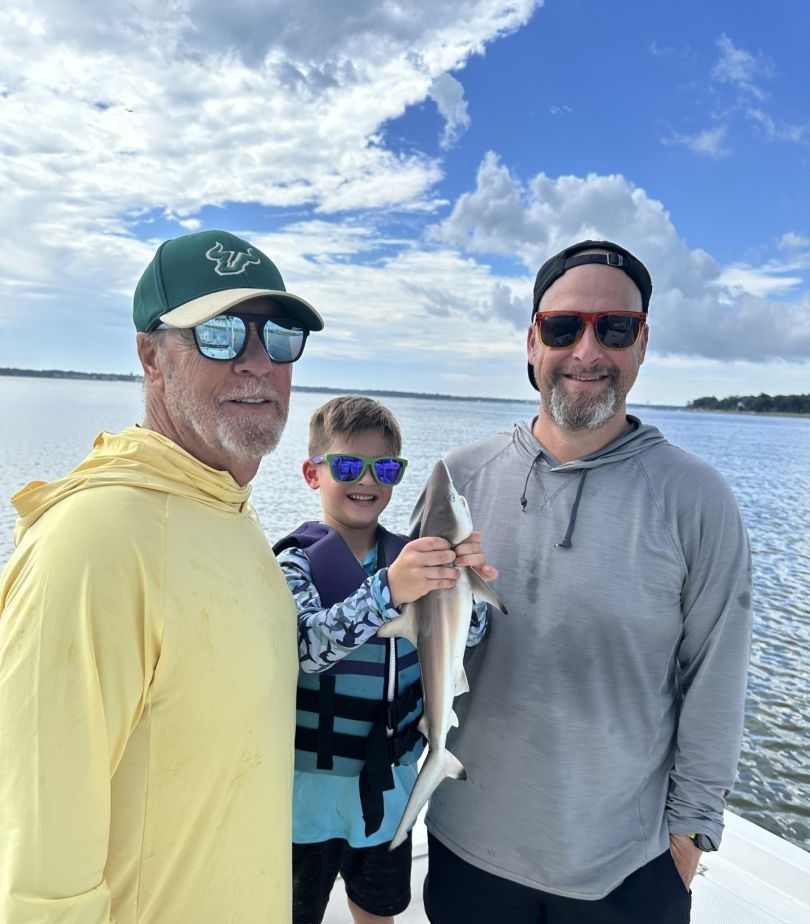 Blacktip Shark fishing catch in unknown location
