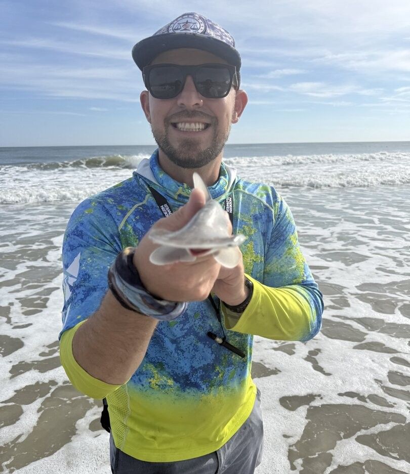 Fishing at an unknown location