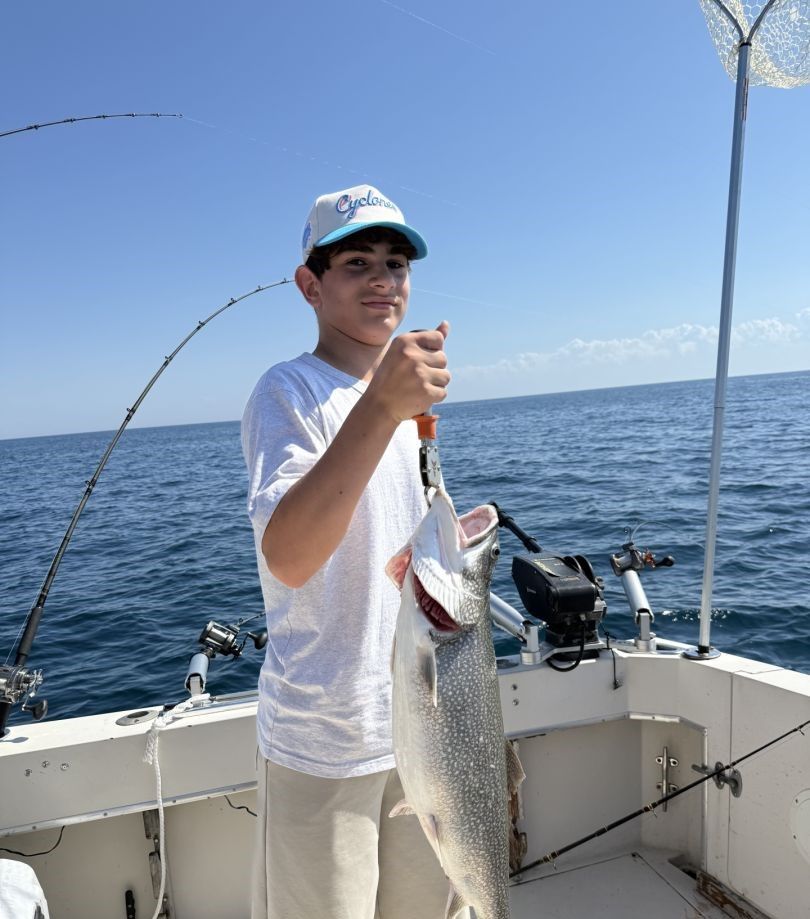 One person fishing in an unknown location