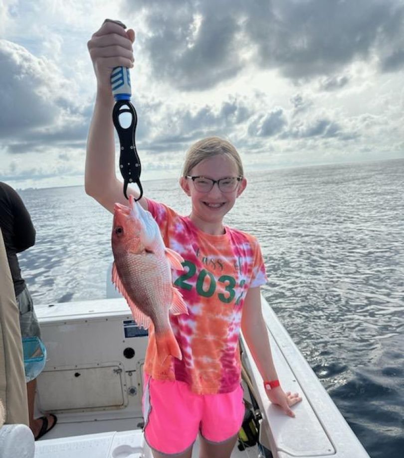 Person fishing at an unknown location