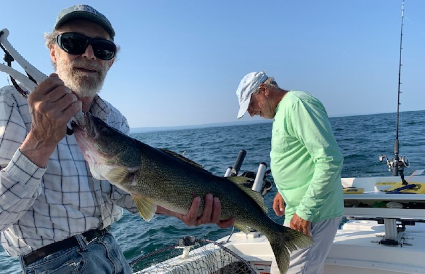 Walleye caught while fishing