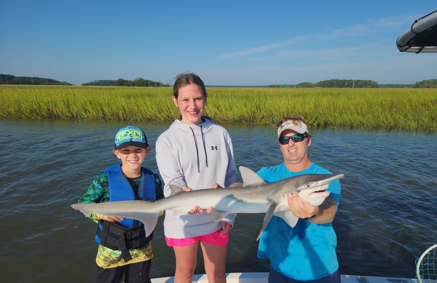Fishing adventure with 3 people