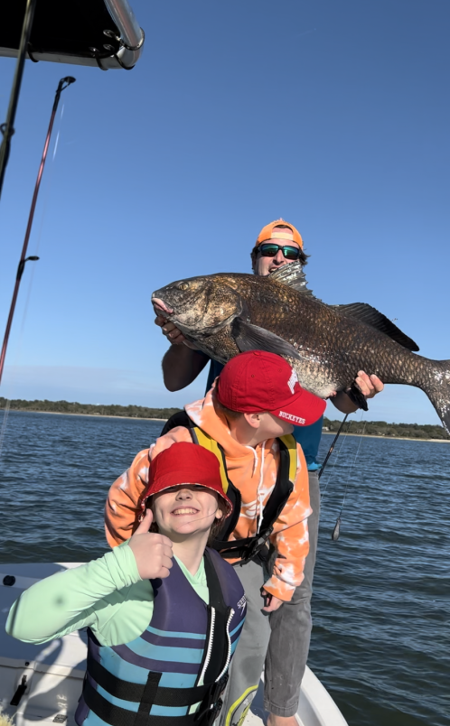 Fishing trip with 3 people