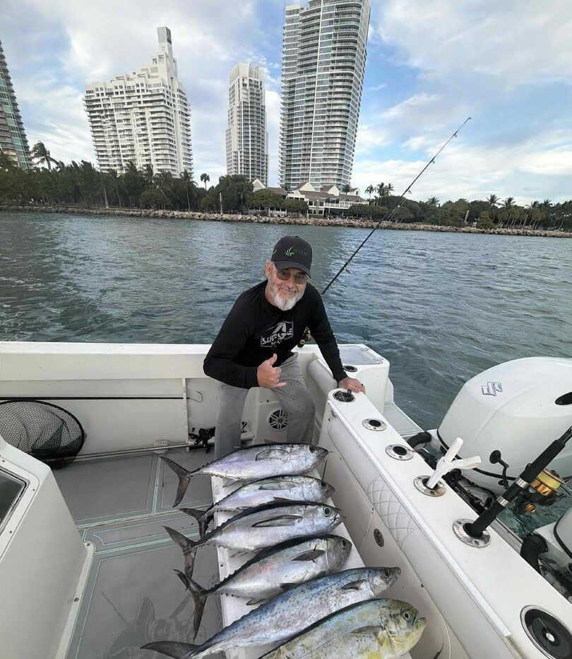 Fishing for two fish in an unknown location