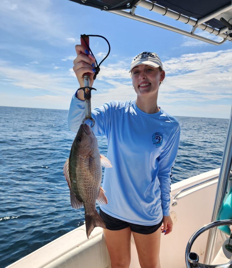 Grey Snapper caught while fishing