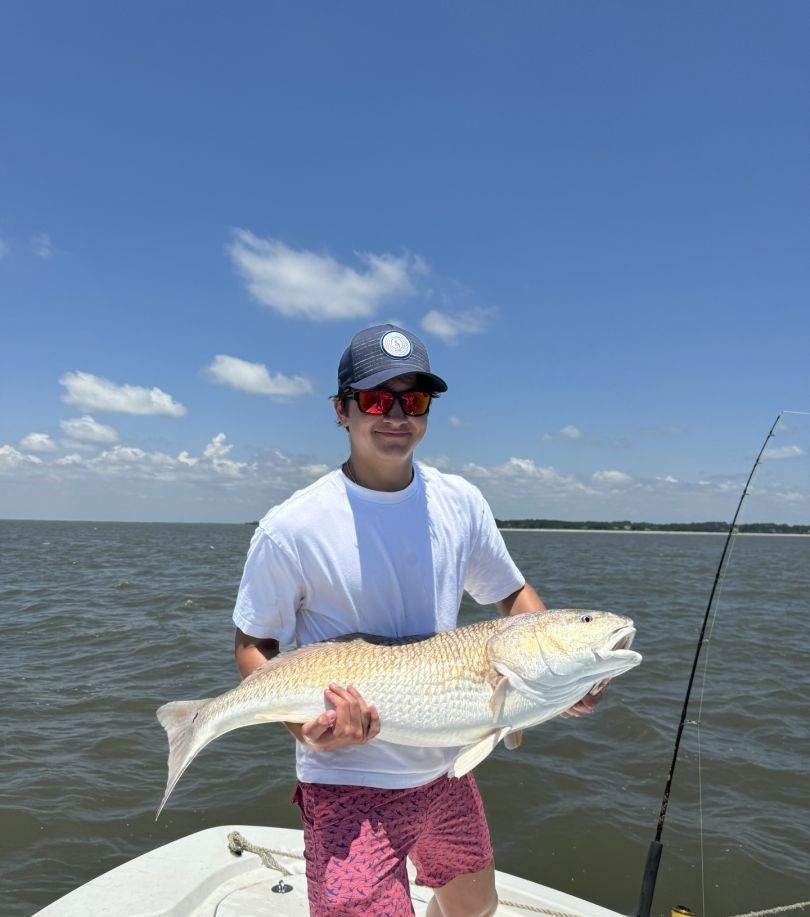 Redfish, 24-inch catch during fishing trip