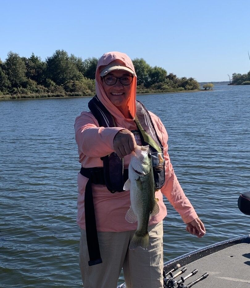 Largemouth Bass caught while fishing