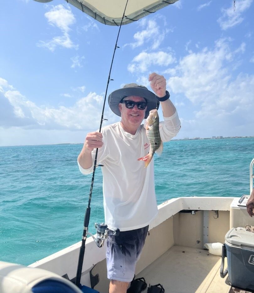 Mutton snapper caught during offshore fishing trip