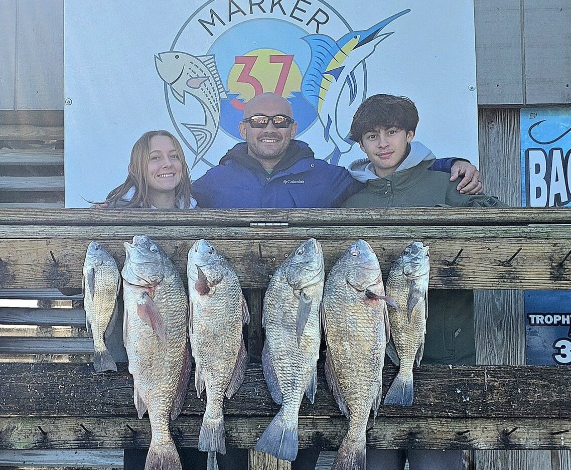 Redfish, Black Drum, and Fishing Action