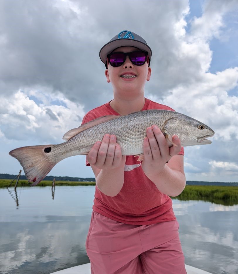 Redfish caught while fishing