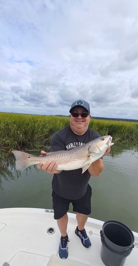 Redfish caught while fishing