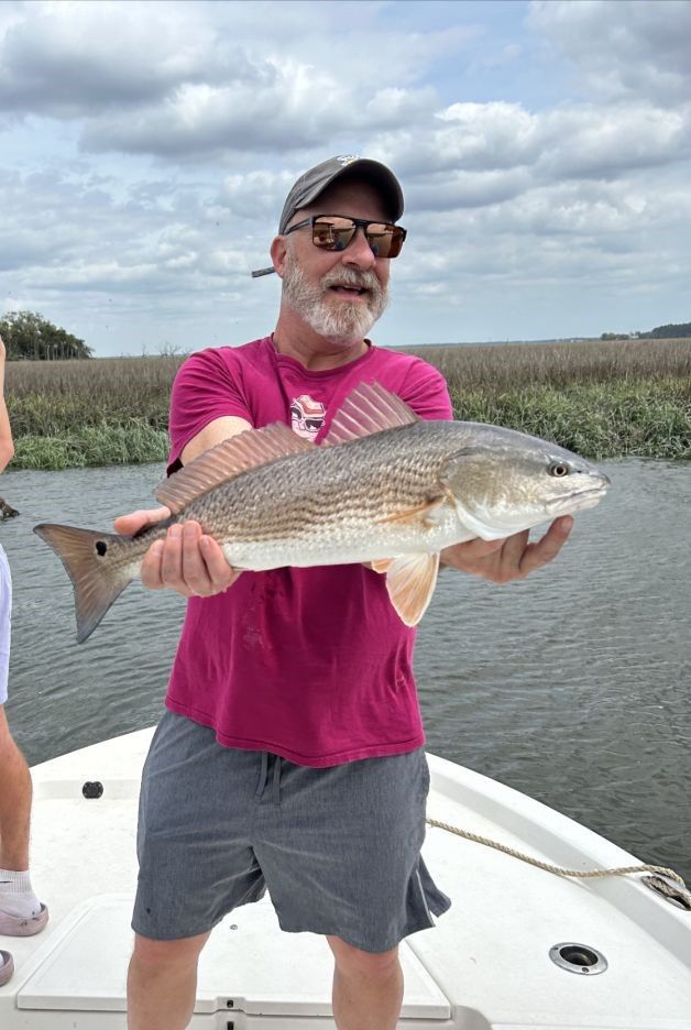 Redfish caught while fishing