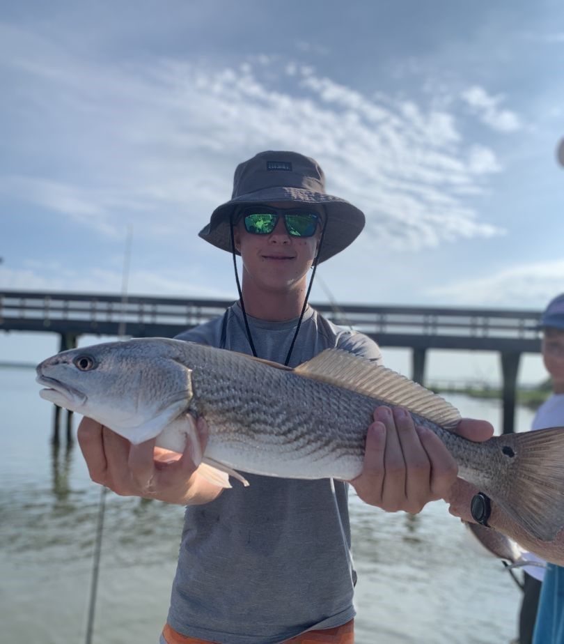 Redfish caught while fishing