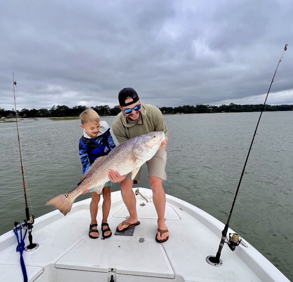 Redfish caught while fishing