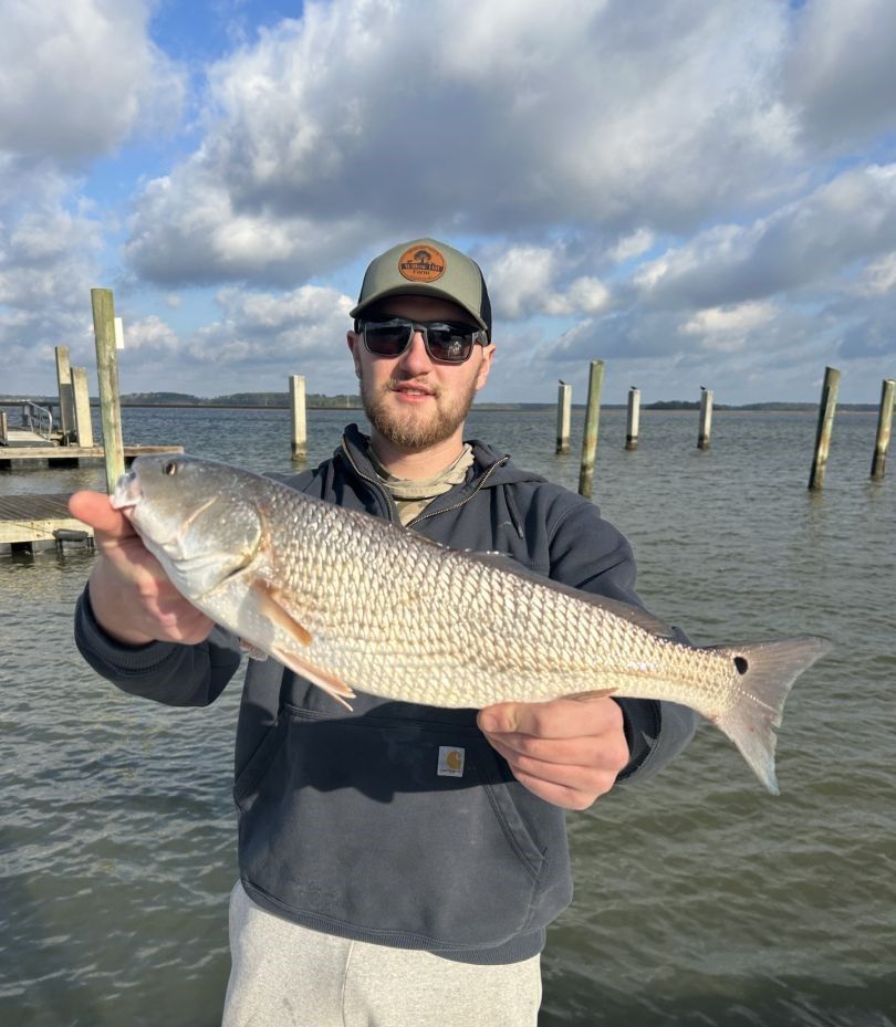 Redfish caught while fishing
