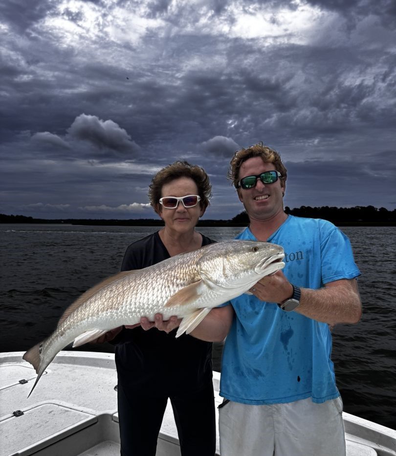 Redfish caught while fishing