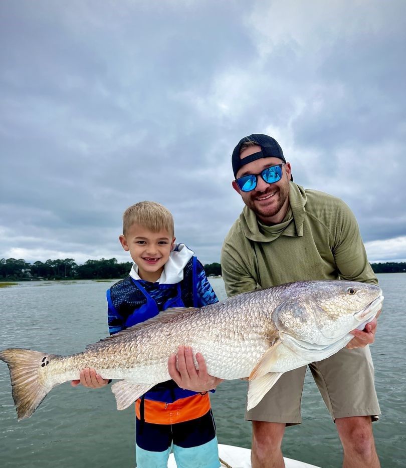 Redfish caught on fishing trip