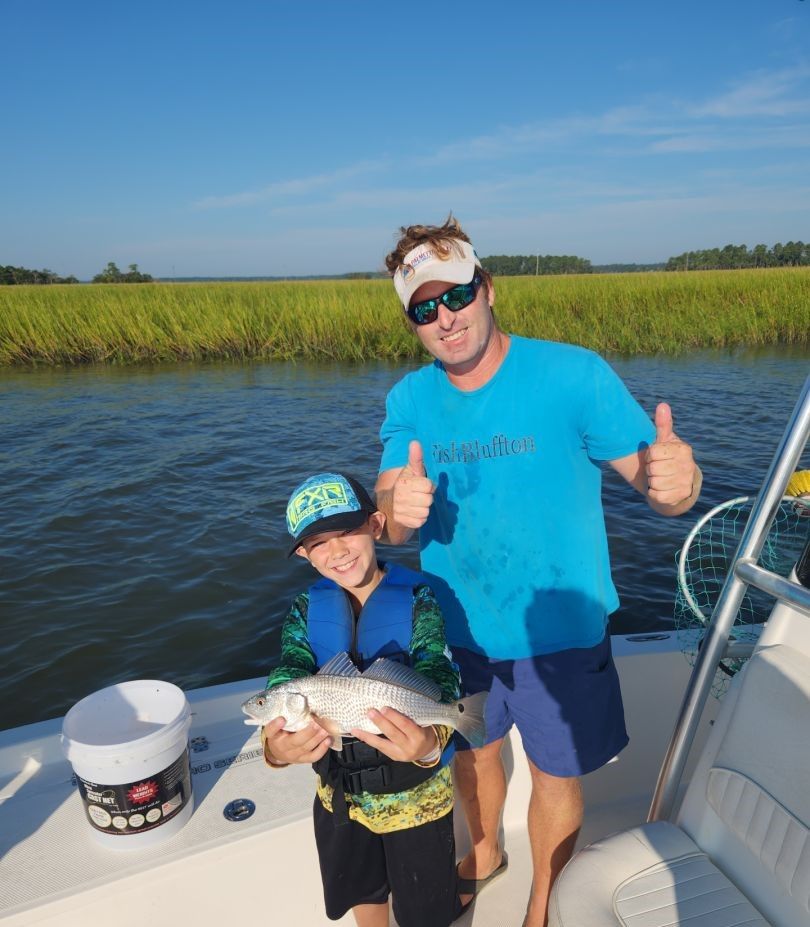 A redfish caught while fishing