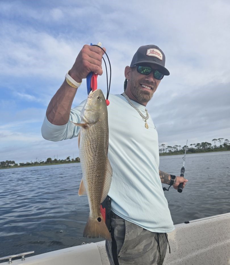 Redfish caught while fishing