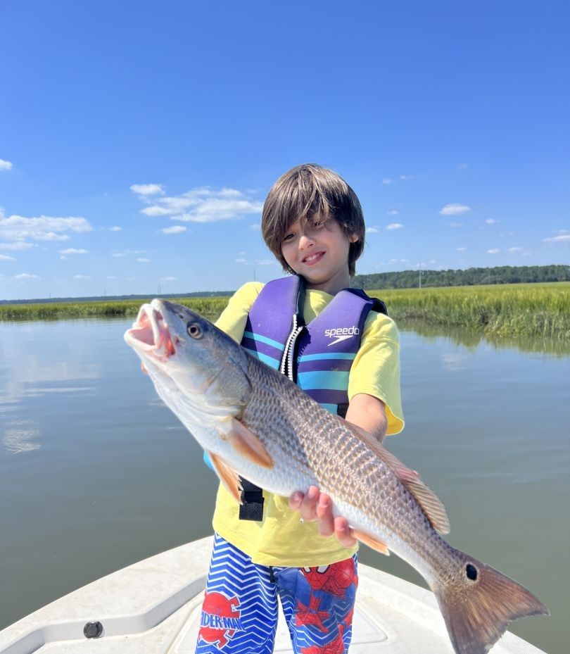Redfish caught while fishing
