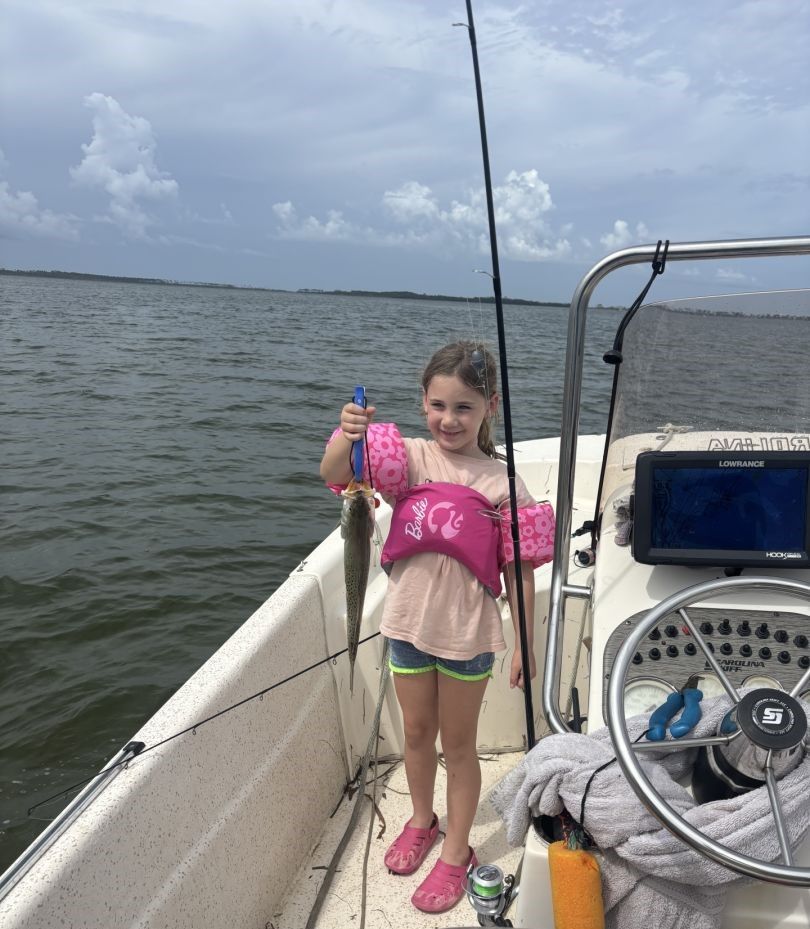 Angler fishing in scenic outdoor location