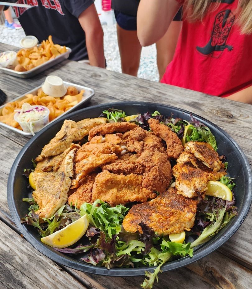 Scenic fishing landscape at unknown location