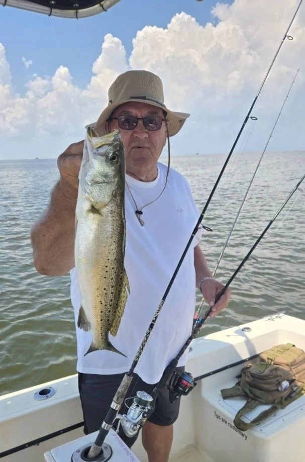 Spotted Weakfish caught while fishing