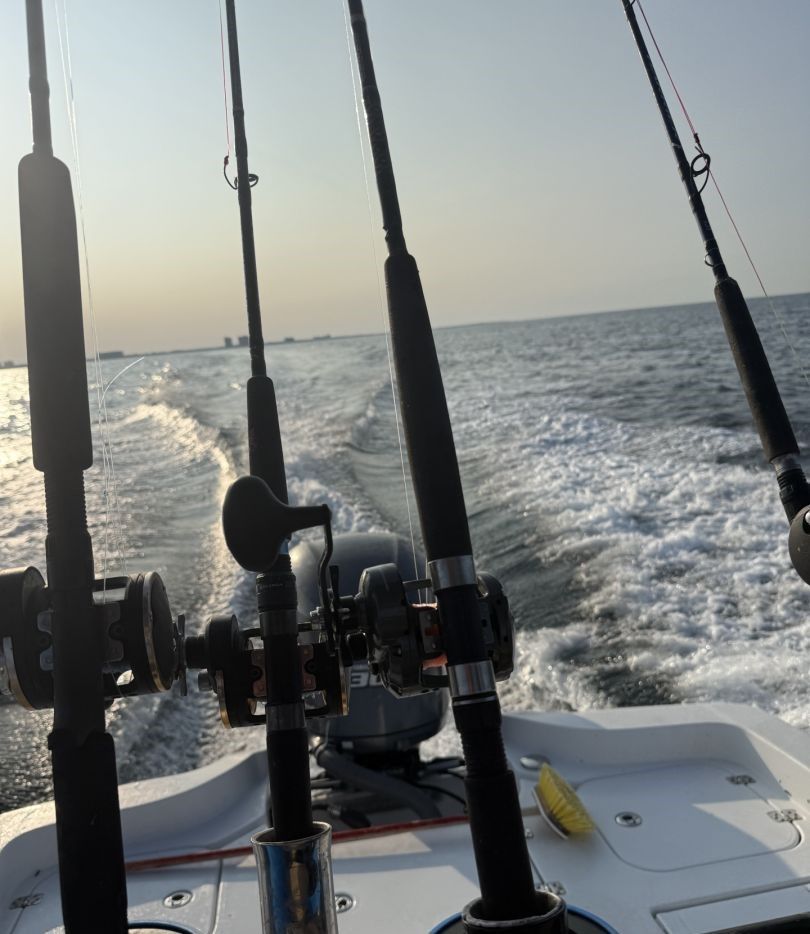 Fishing on a beautiful, unspecified location