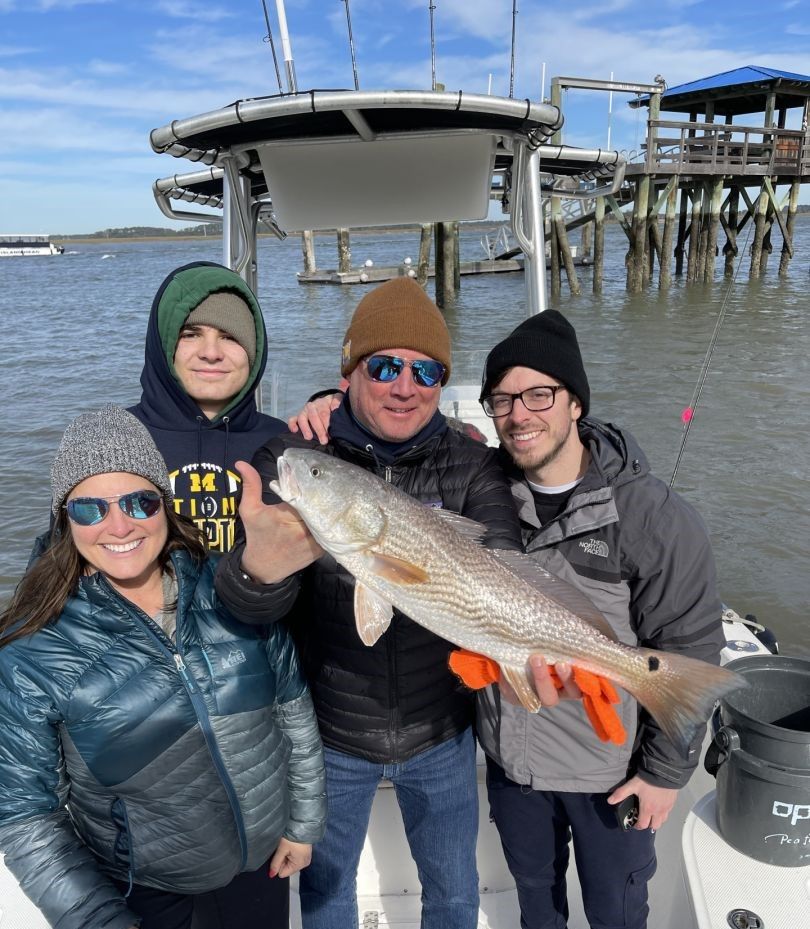 Fishing with 4 people