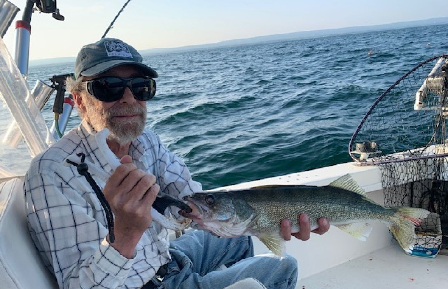 Walleye caught while fishing