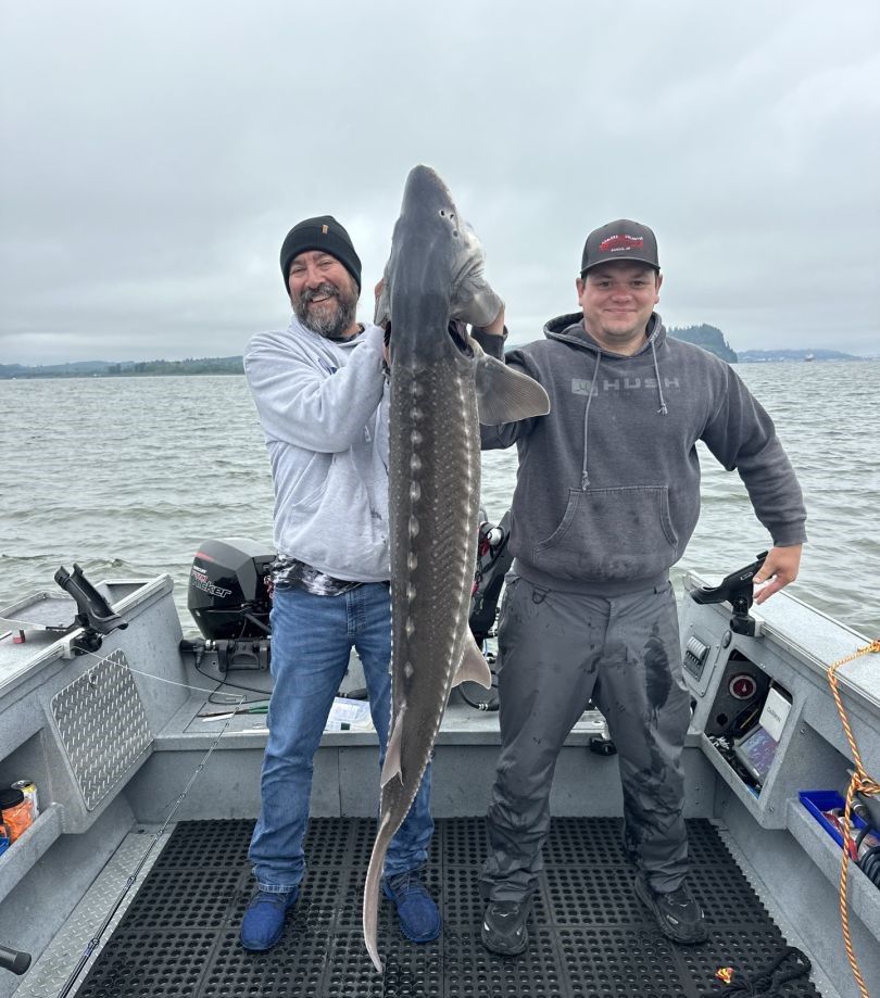 White Sturgeon fishing in Unknown location