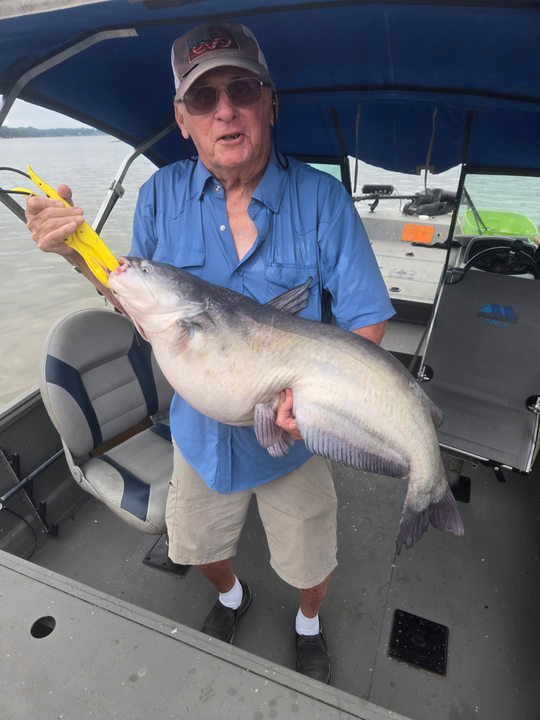 Trolling for catfish in stormy skies - the thrill of the chase!