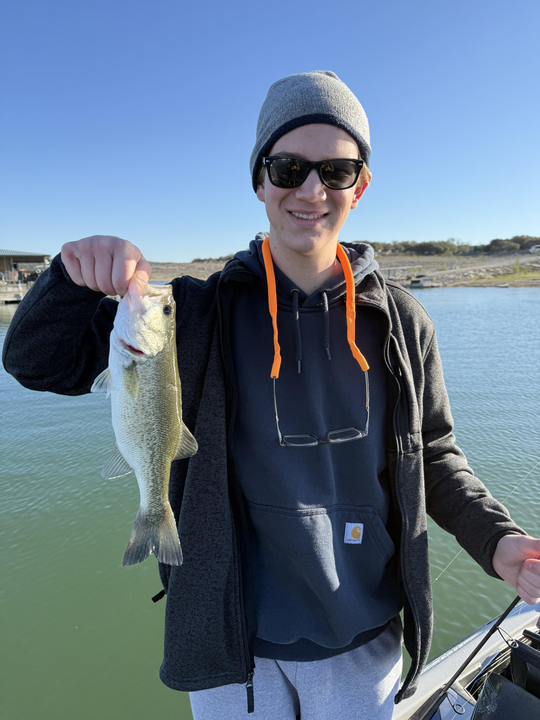 Caught a beauty by the lake!