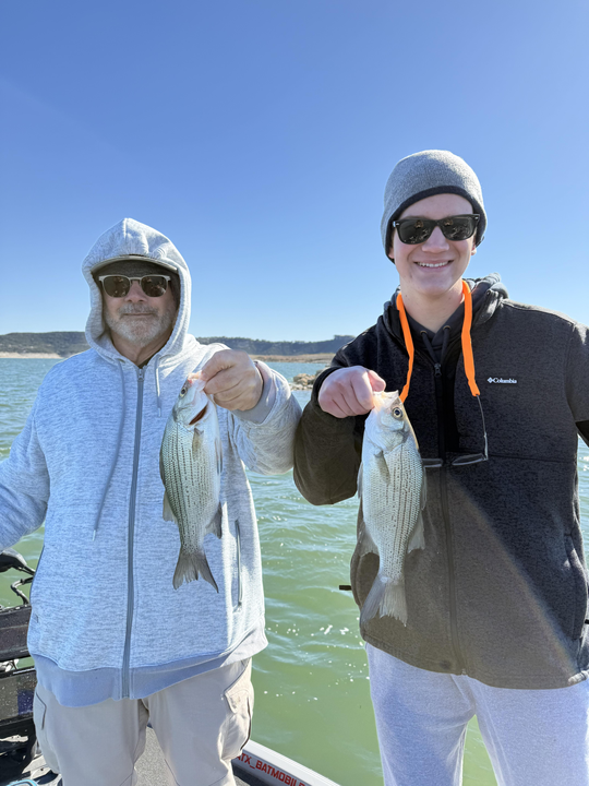 Caught a few good ones on the lake today!