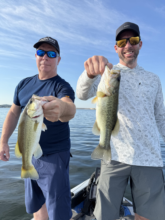 Nice largemouth bass on fly tackle today!